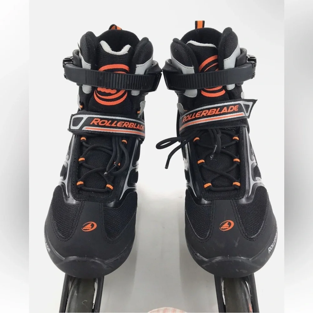 Rollerblade Zetra Blade Inline Skates Men's Size 11 Black white orange - Picture 4 of 8